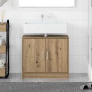 vidaXL Sink Cabinet Artisan Ek 63 x 29 x 55 cm Konstruerat trä