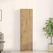 vidaXL Garderob med hylla artisan ek 55 x 25 x 189 cm Konstruerat trä