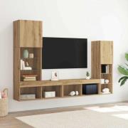 vidaXL TV-skåp artisan ek 40.5 x 30 x 102 cm Konstruerat trä
