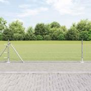 vidaXL Stängselstolpe Silver 50 x 0,4 m (13 mm nät) Stål