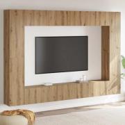 vidaXL TV-bänkset 8 pcs artisan ek Medium 100 x 30 x 30 cm