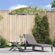 vidaXL Badparasol Kamouflage 161 x 193 cm Polyester