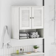 vidaXL Badrumsskåp med hylla VIGO Vit och antikvit 67,5 x 34 x 71,5 cm