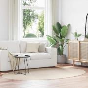 vidaXL Matta HUARTE Beige 160 x 230 cm Polyester