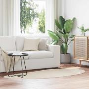 vidaXL Matta Beige 100 x 200 cm Polyester