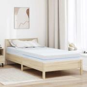 vidaXL Madrass Vit 90 x 190 cm Skum