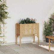 vidaXL Upphöjd odlingslåda Brun 70 x 35 x 70 cm Bambu