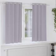 vidaXL Mörkläggningsgardiner med gardiner Ljust Rosa Polyester
