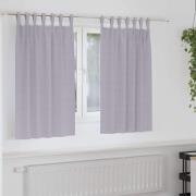 vidaXL Mörkläggningsgardiner med gardiner Ljust Rosa Polyester