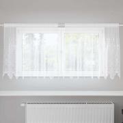 vidaXL Gardiner med gardiner Vit 200 x 100 cm Polyester