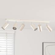 vidaXL Takspotlight Borstat nickel 73 x 5.5 x 16.5 cm Stål