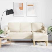 vidaXL Soffset Linné 173 x 131 x 67 cm tyg