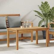 vidaXL Kaffeebord Brun 90 x 50 x 45.5 cm Massivt teakträ