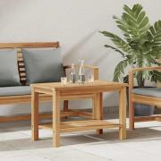 vidaXL Kaffeebord Brun 70 x 40 x 45 cm Massivt teakträ