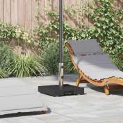 vidaXL Parasollfot Svart 41 x 41 x 37 cm Granit