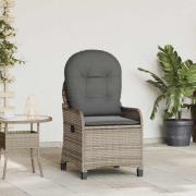 vidaXL Reclinerfåtölj Grå 56 x 66 x 95cm konstrotting