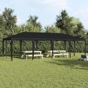 vidaXL Partytält Antracit, Vit 800 x 400 x 266 cm Polyester, Stål