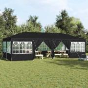 vidaXL Partytält Antracit och vitt 800 x 400 x 266 cm