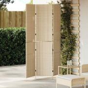 vidaXL Rumsavskiljare Beige 147 x 180 cm konstrotting