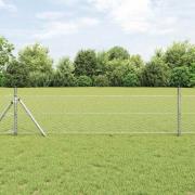 vidaXL Sexkantigt stängsel Silver 0.5 x 50 m Galvaniserat stål