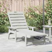 vidaXL Solstol Vit 73.5 x 92 x 90cm HDPE