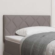 vidaXL Huvudgavel med huvudgavel Taupe 90 cm Konstläder