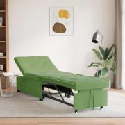 vidaXL Bäddsoffa Ljusgrön 67 x 194 x 38 cm Sammet