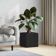 vidaXL Planteringslåda Svart ek 40 x 40 x 40 cm Konstruerat trä