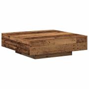 vidaXL Kaffeebord Gammalt trä 100 x 100 x 31 cm Konstruerat trä