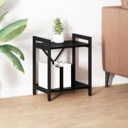 vidaXL Hyllsystem Svart Ek 40 x 30 x 50 cm Konstruerat trä