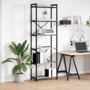 vidaXL Hyllsystem Grå sonoma 40 x 30 x 85 cm Konstruerat trä