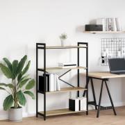 vidaXL Bokhylla Sonoma ek 80 x 30 x 118 cm Konstruerat trä