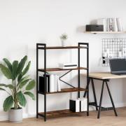 vidaXL Hyllsystem Rökt ek 80 x 30 x 120 cm Konstruerat trä