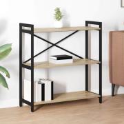 vidaXL Hyllsystem Sonoma-ek 80 x 30 x 85 cm Konstruerat trä