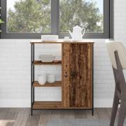 vidaXL Sideboard Gammalt trä 70 x 30 x 80 cm Konstruerat trä