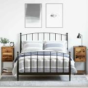 vidaXL Nattduksbord 2 pcs Gammalt trä 32 x 42 x 70 cm Konstruerat trä