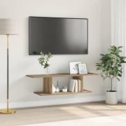 vidaXL TV-skåp Brun 103 x 30 x 26.5 cm Konstruerat trä