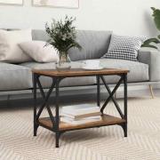 vidaXL Sidobord Gammalt trä 55 x 38 x 45 cm Konstruerat trä