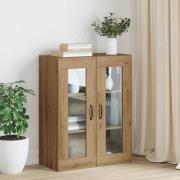 vidaXL Hängande väggskåp Brun 69.5 x 34 x 90 cm Konstruerat trä