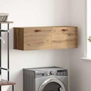 vidaXL Väggskåp artisan ek 100 x 36.5 x 35 cm Konstruerat trä