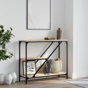 vidaXL Avlastningsbord sonoma ek 88,5x30x75 cm konstruerat trä