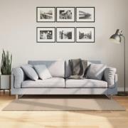 vidaXL Mjuk matta HUARTE med kort lugg tvättbar sandbeige 80x150 cm