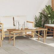 vidaXL Kaffeebord Brun 110 x 50 x 43 cm Bambu