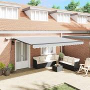 vidaXL Markis med Antracit 5 x 3 m Metall