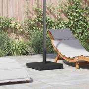 vidaXL Utomhusparaplyfötter Svart 45 x 45 x 31.5 cm Stål, betong
