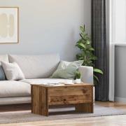 vidaXL Kaffeebord Gammalt trä 80 x 50,5 x 42,5 cm Konstruerat trä