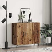 vidaXL Sideboard Gammalt trä 90 x 32,5 x 80 cm Konstruerat trä