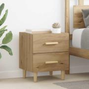 vidaXL Sängskåp 2 pcs artisan ek 40 x 35 x 47.5 cm Konstruerat trä