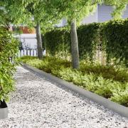 vidaXL Gräskanter 50 pcs Silver 100 x 0.5 x 20 cm Galvaniserat stål