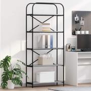 vidaXL Hyllsystem Grå sonoma 80 x 30 x 183 cm Konstruerat trä